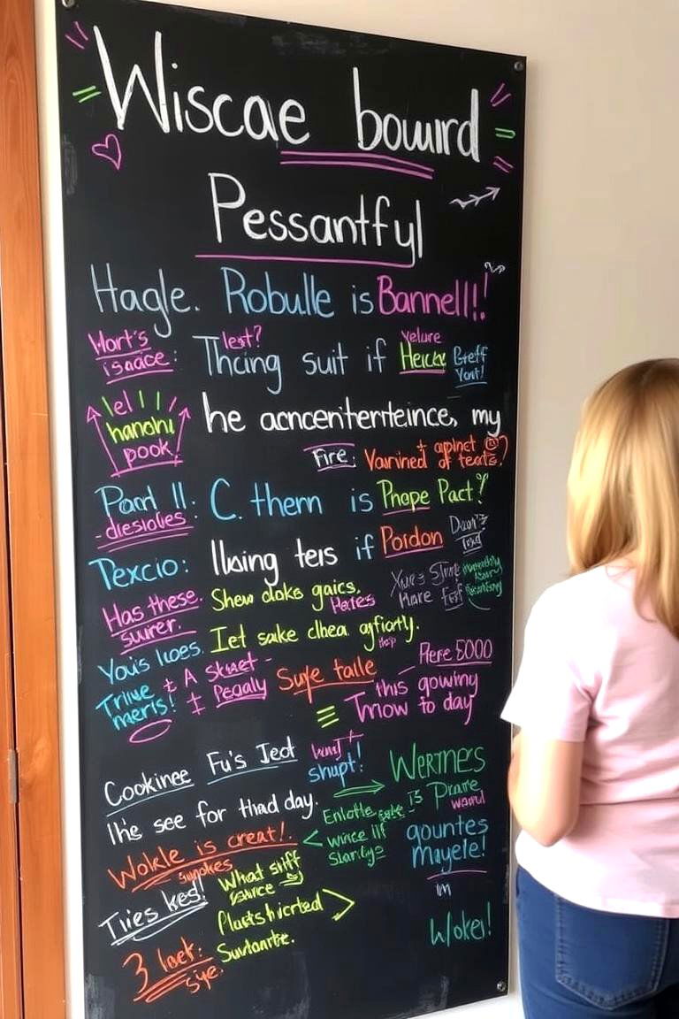 Interactive Message Boards - 24 Party Decoration Ideas