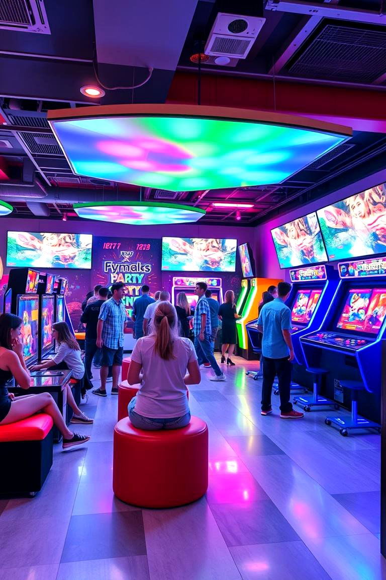 Interactive Party Game Center - 24 Game Room Ideas