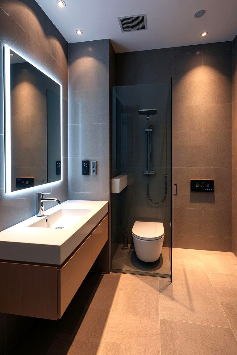 Interactive Smart Bathroom - 24 Quirky Bathroom Ideas