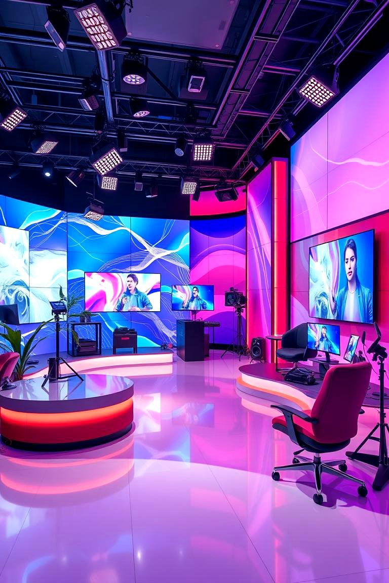 Interactive Social Media Studio - 24 Content Creator Room Ideas