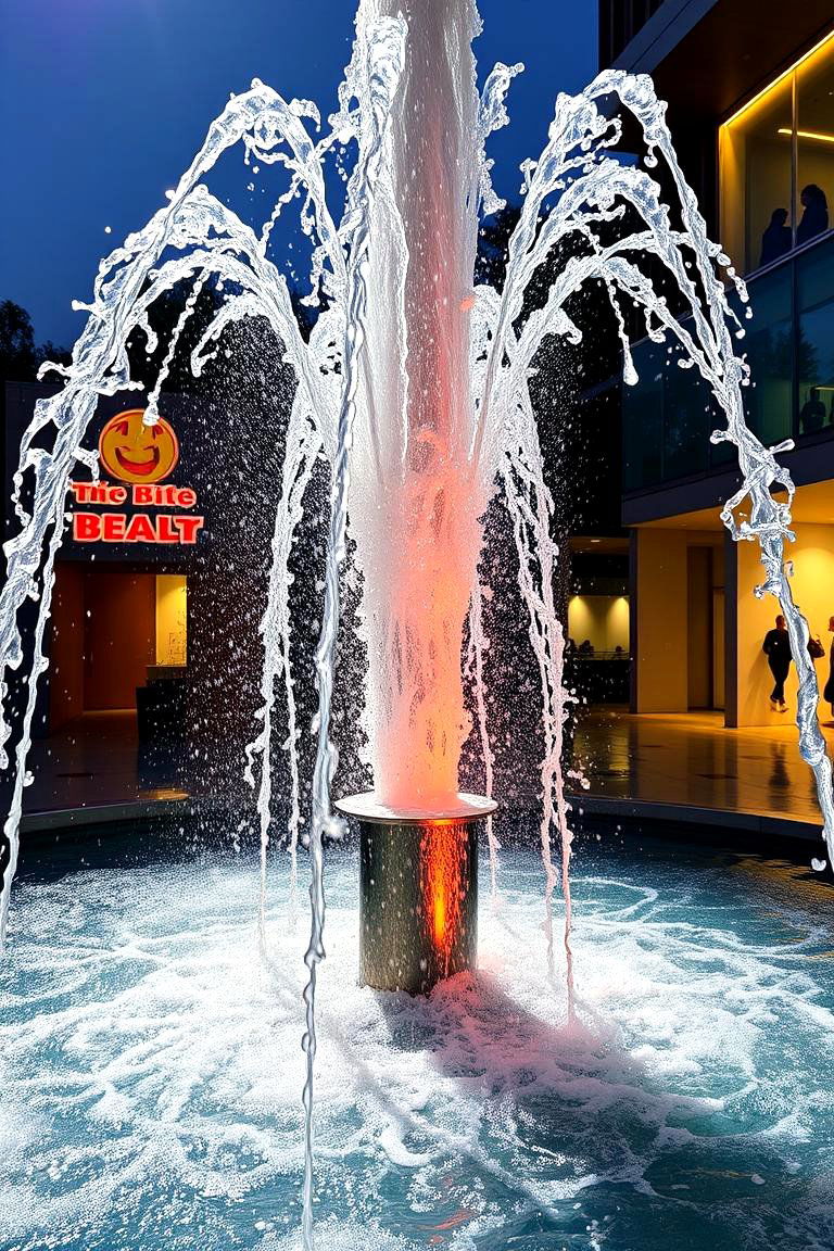 Interactive Water Sculpture - 24 Water Feature Ideas
