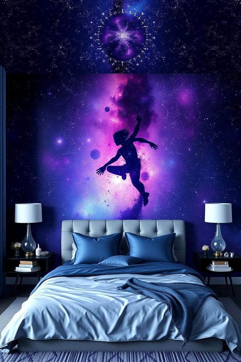 Intergalactic Color Palette - 24 galaxy space-themed bedroom ideas