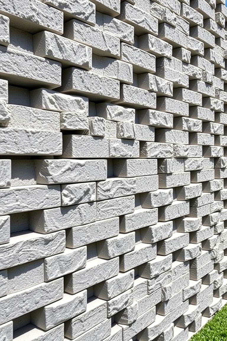 Interlocking Modular Block Wall - 24 Inexpensive Retaining Wall Ideas