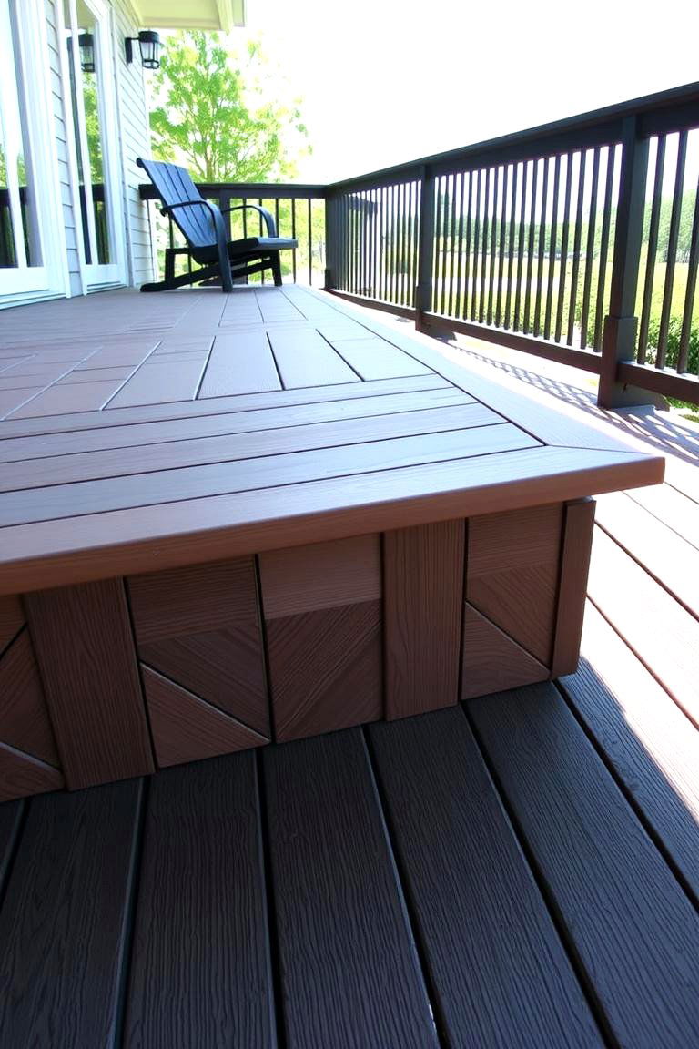 Interlocking Modular Panel Design - 24 Deck Skirting Ideas