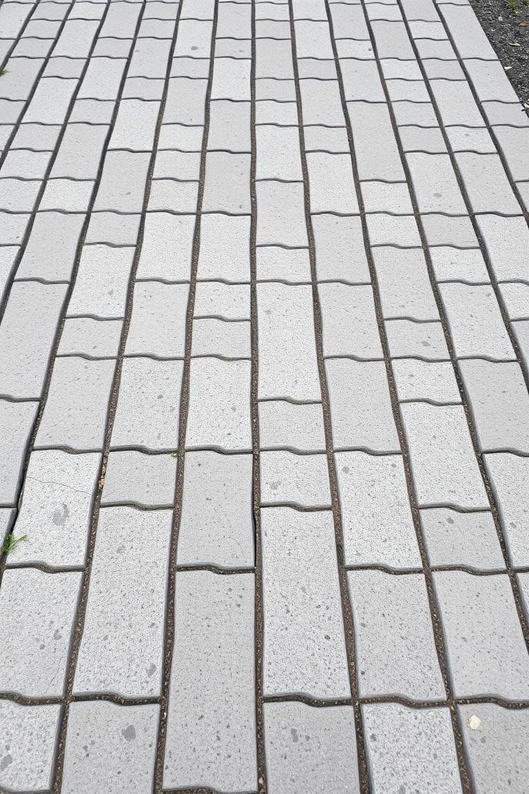 Interlocking Modular Patterns - 24 Concrete Paver Walkway Ideas