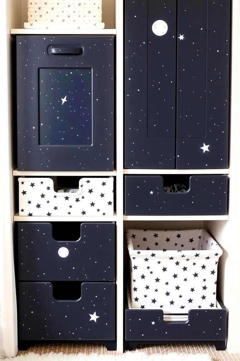 Interstellar Storage Solutions - 24 Space-themed Nursery Ideas