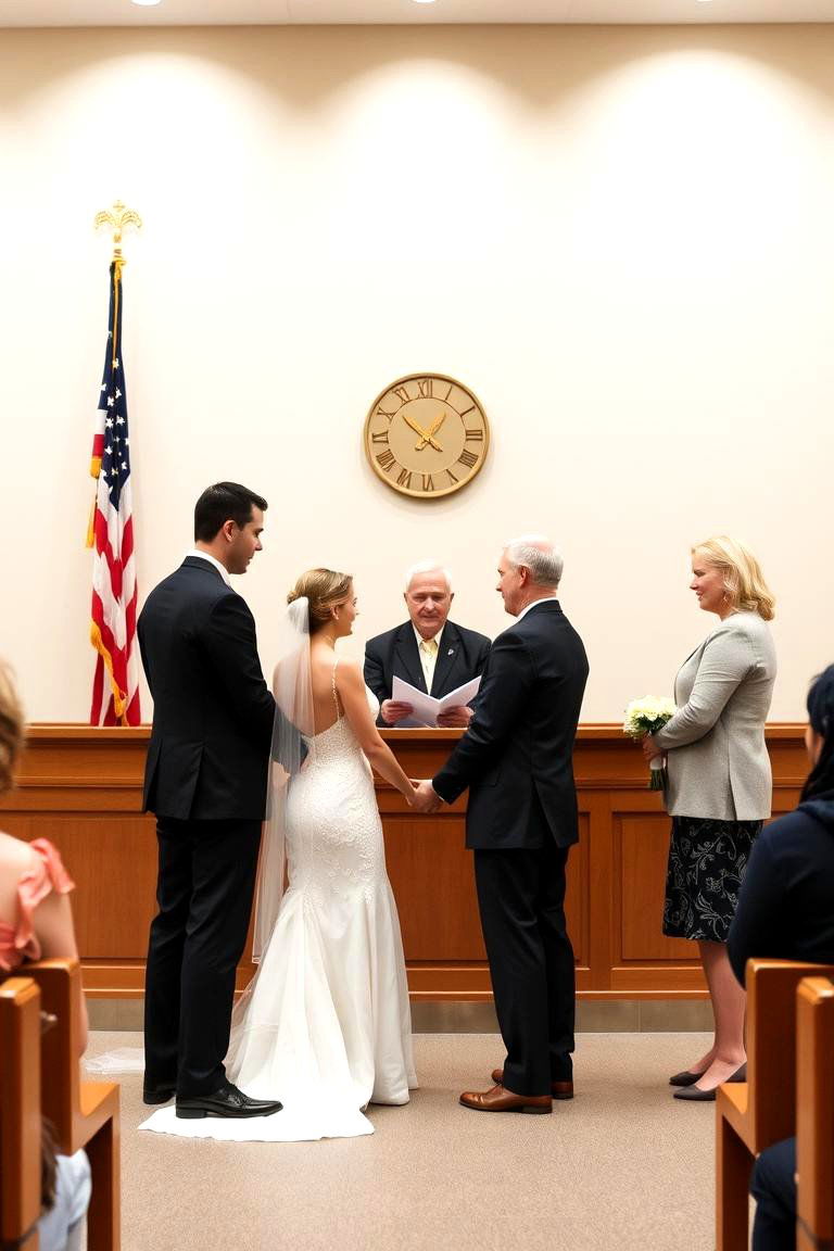 Intimate Courthouse Wedding - 24 Wedding Ceremony Ideas