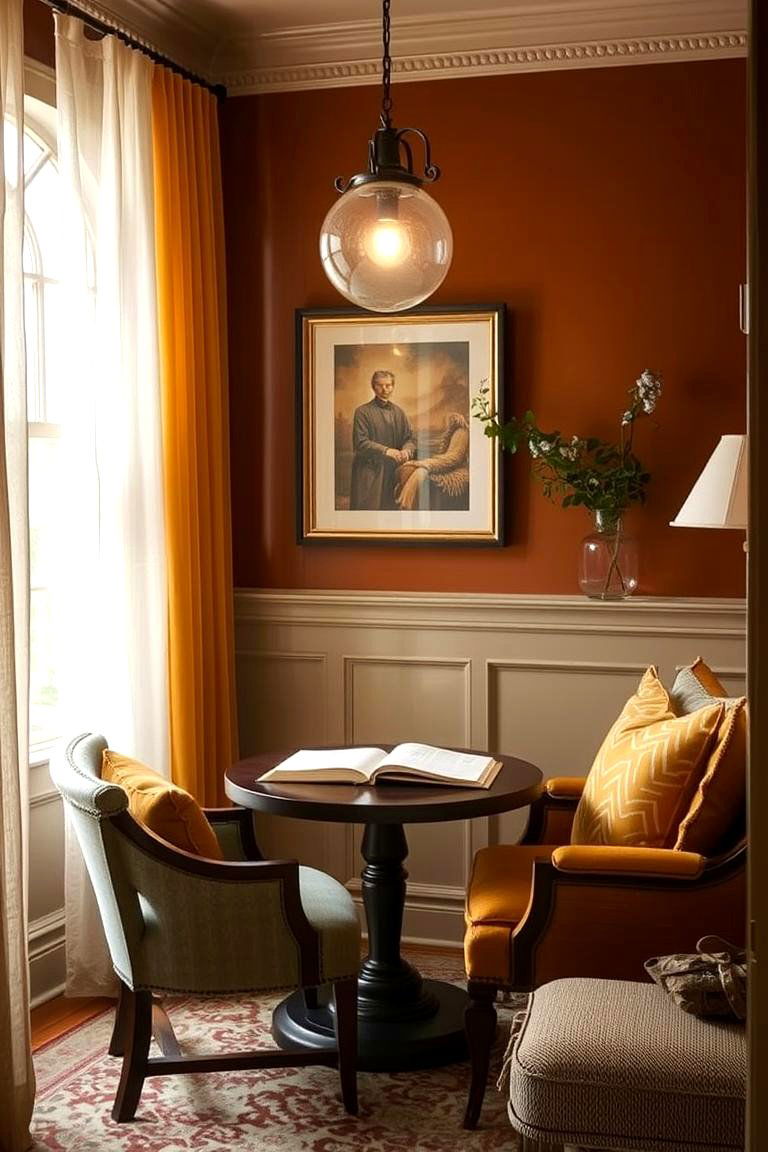 Intimate Reading Nook Palette - 24 Warm Color Palettes for Every Room in the House