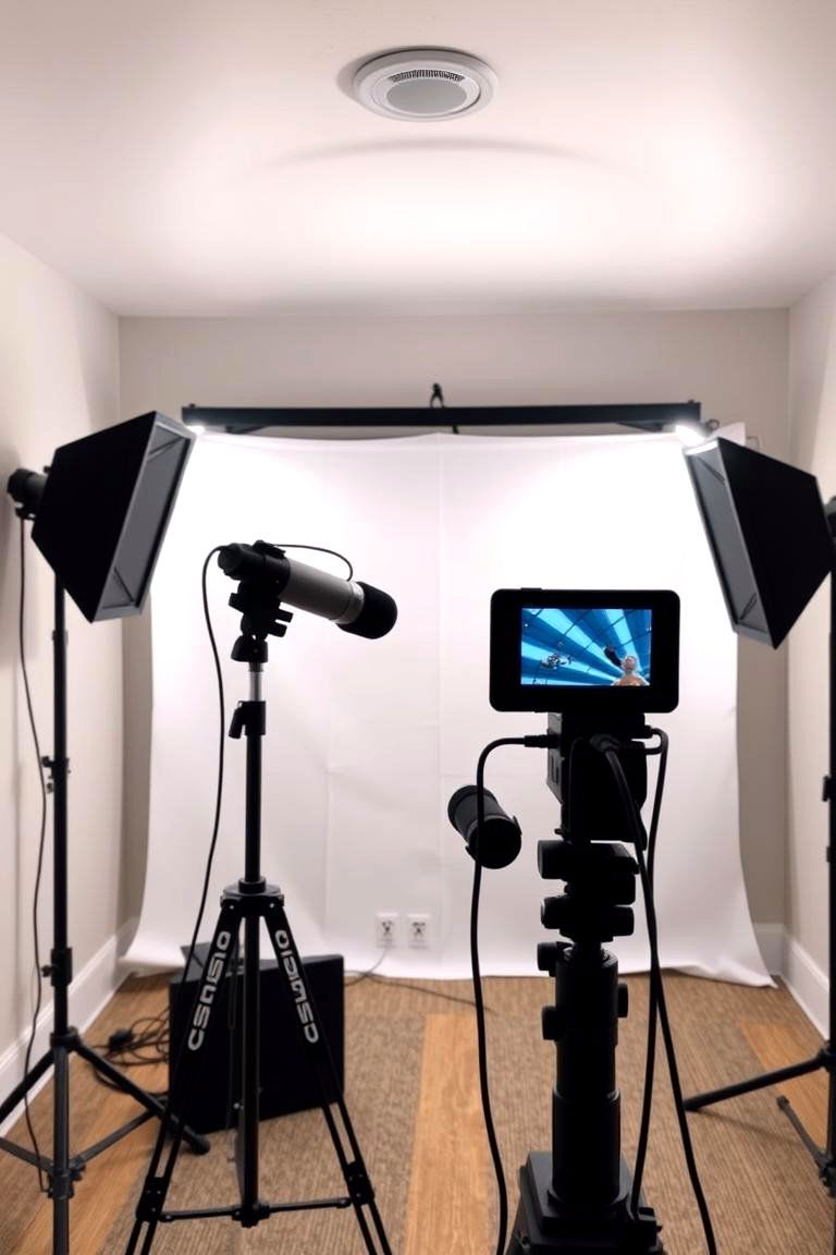Intimate Streaming Studio - 24 Media Room Ideas