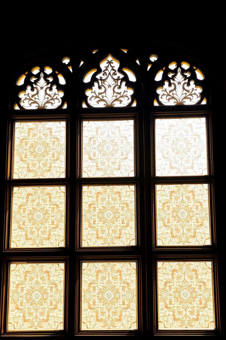 Intricate Carved Details - 24 spanish style windows