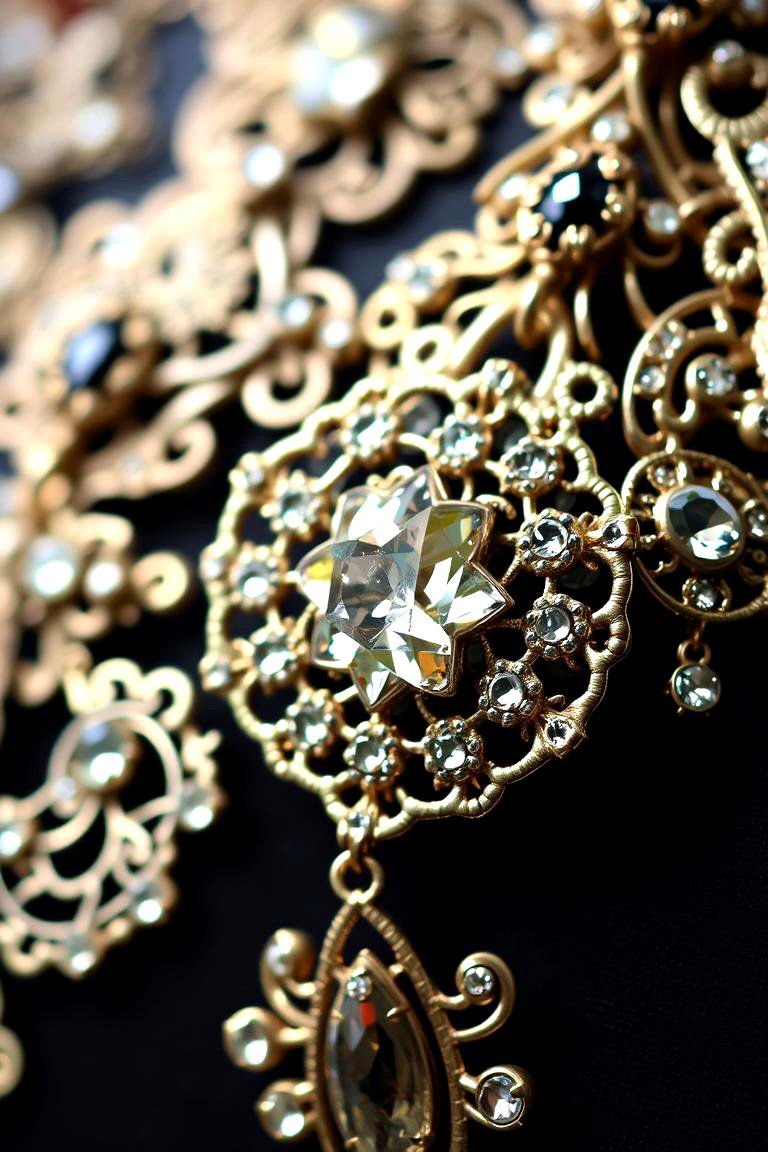 Intricate Jewelry and Accessories - 24 Bridgerton Wedding Ideas
