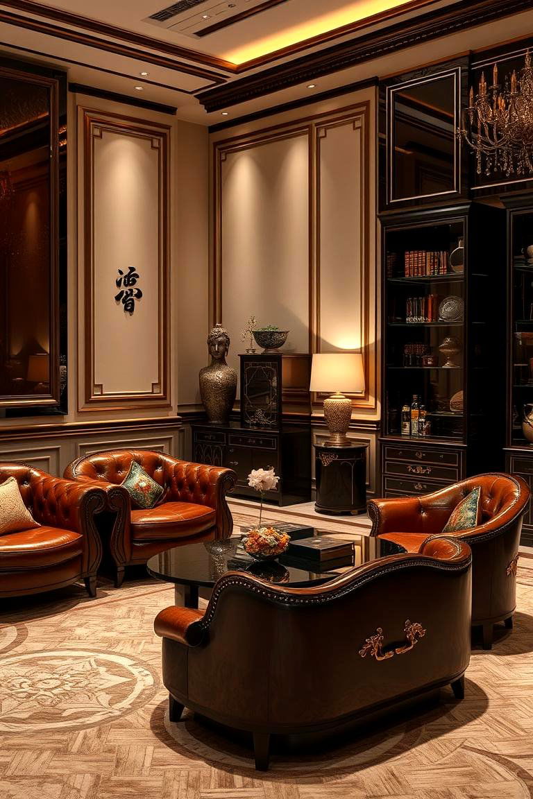Intricate Lacquer Work - 24 Chinoiserie Bedroom Ideas