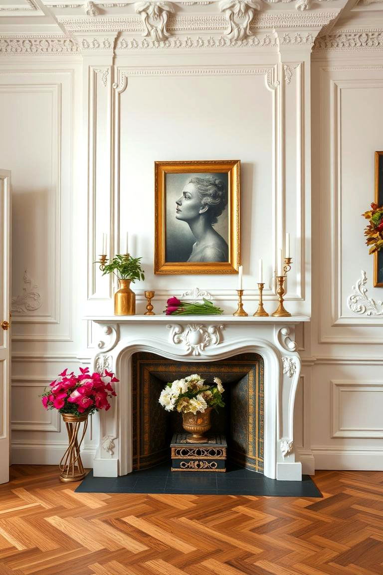 Intricate Moldings and Paneling - 24 Parisian Dining Room Ideas