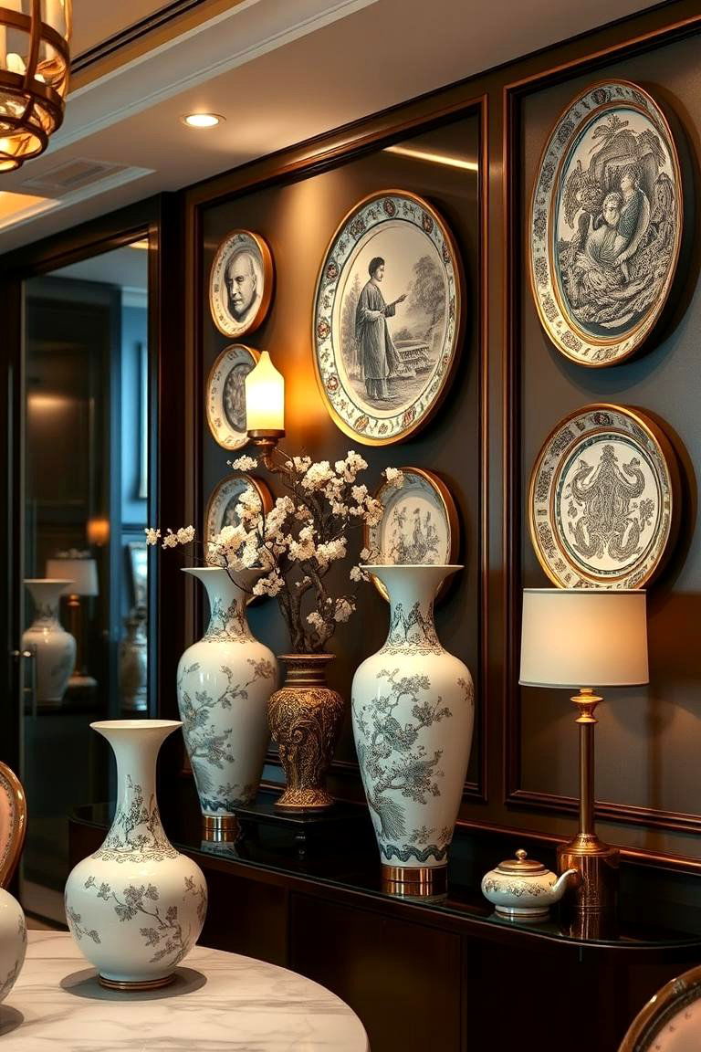 Intricate Porcelain Details - 24 Chinoiserie Living Room Ideas