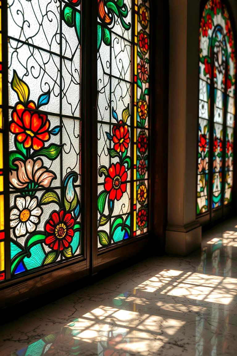 Intricate Stained Glass Windows - 24 Art Nouveau Interior Design Ideas