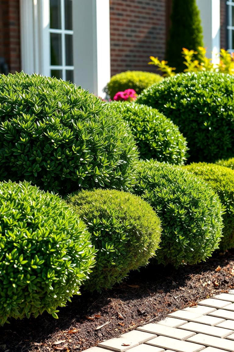 Intricate Texture Variation - 24 Front Yard Boxwood Shrubs