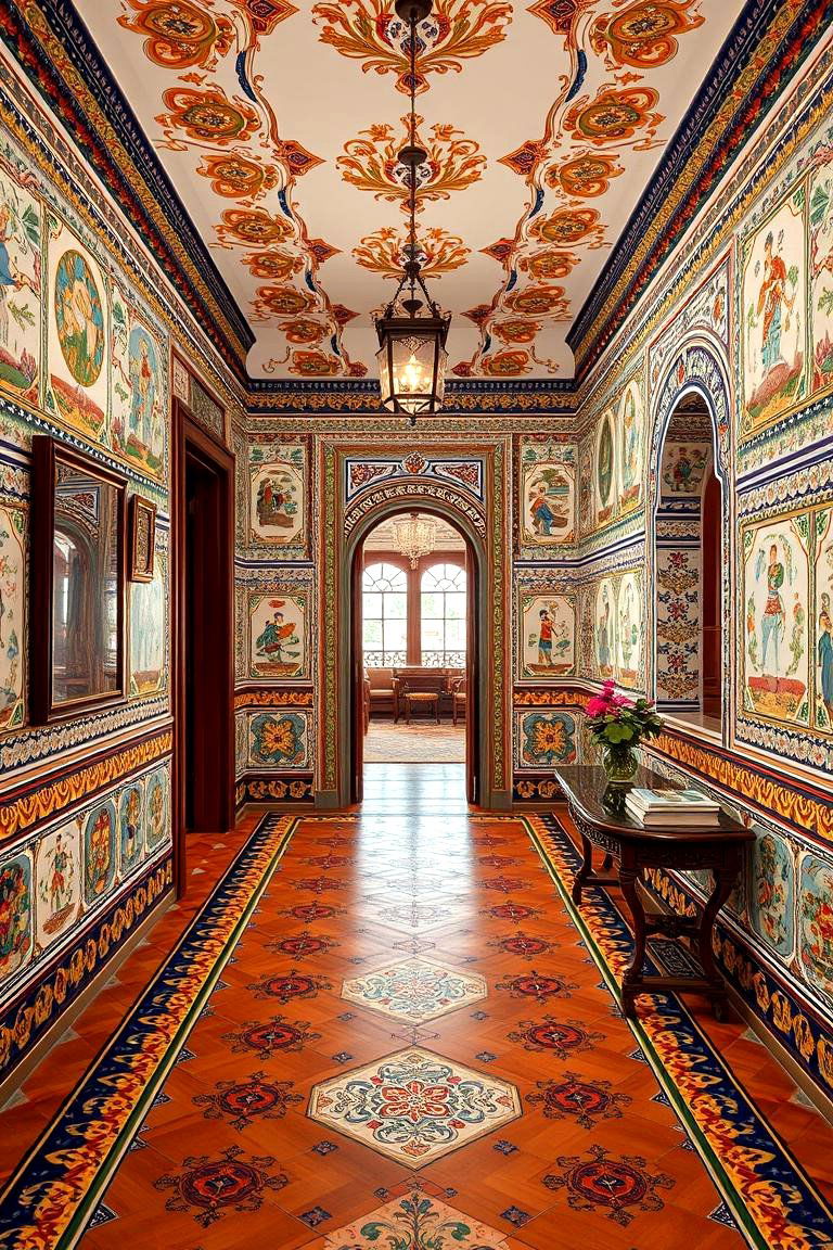 Intricate Tile Artistry - 24 Bohemian Moroccan Living Room Ideas