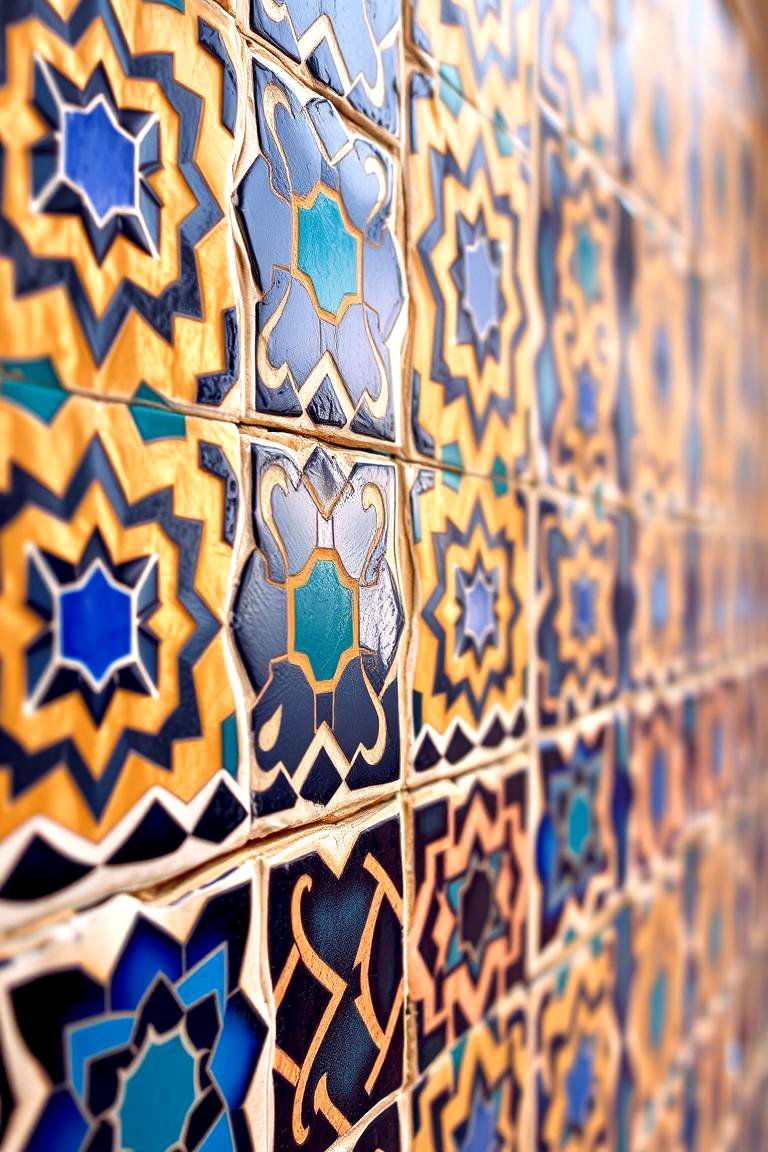Intricate Tilework for a Unique Touch - 24 Moroccan Living Room Ideas