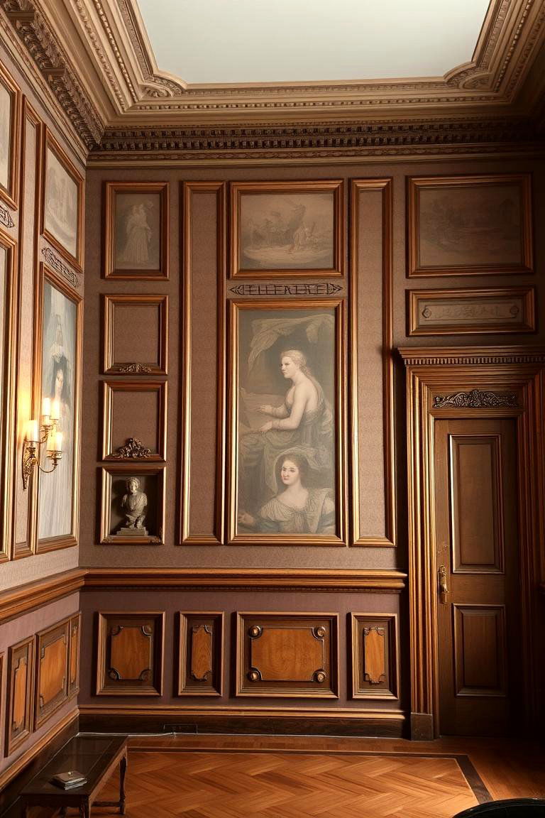 Intricate Wall Paneling - 24 Royal Living Room Design Ideas