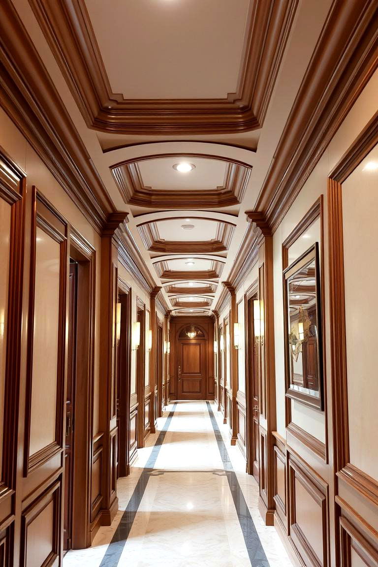 Intricate Woodwork and Molding - 24 Victorian Hallway Ideas