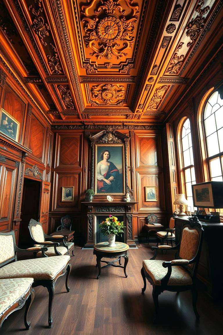 Intricate Woodwork and Ornate Detailing - 24 Victorian Bedroom Ideas