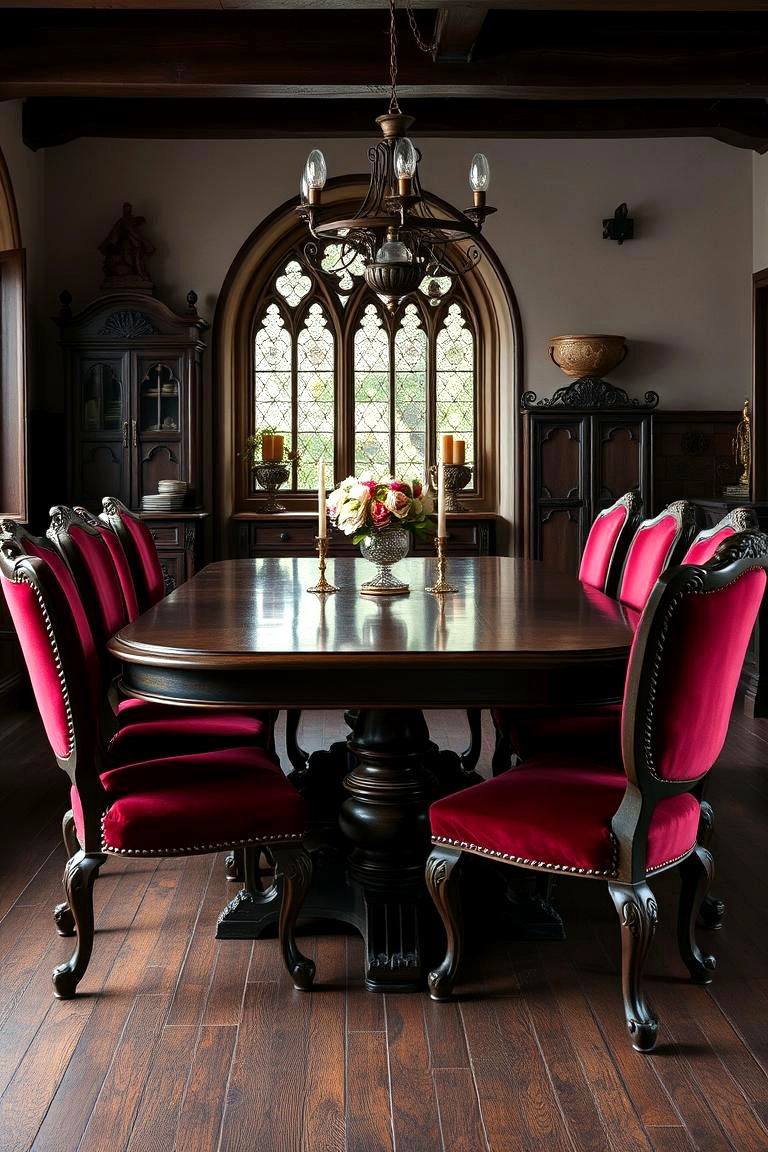 Introduce Antique or Vintage Furniture - 24 Gothic Kitchen Ideas