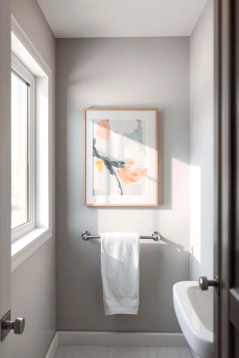 Introduce Artwork and Decor - 24 Windowless Bathroom Ideas