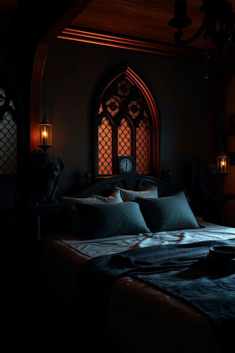 Introduce Comfort with Faux Fur Rugs - 24 Gothic Bedroom Ideas