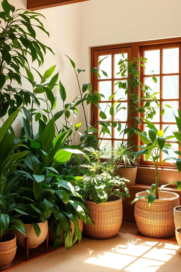 Introduce Indoor Plants - 24 Zen Room Ideas