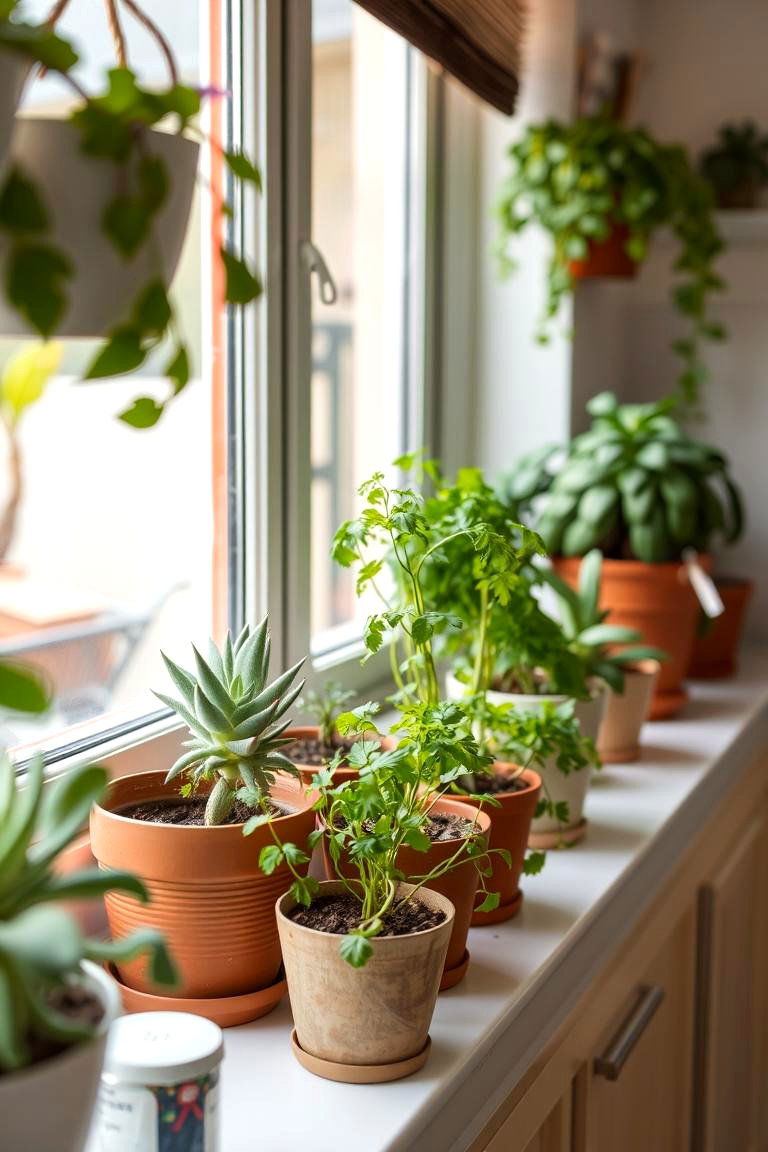 Introduce Indoor Plants - 24 Mexican Kitchen Ideas