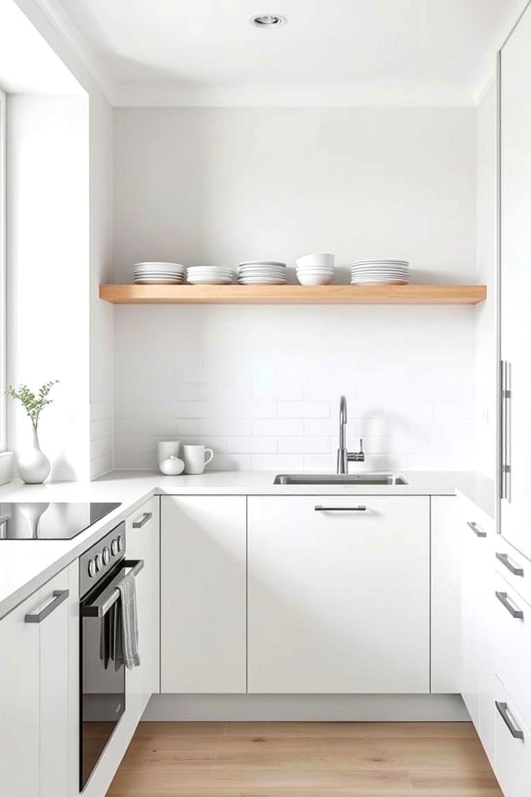 Introduce Natural Wood Accents - 24 Scandinavian Kitchen Ideas