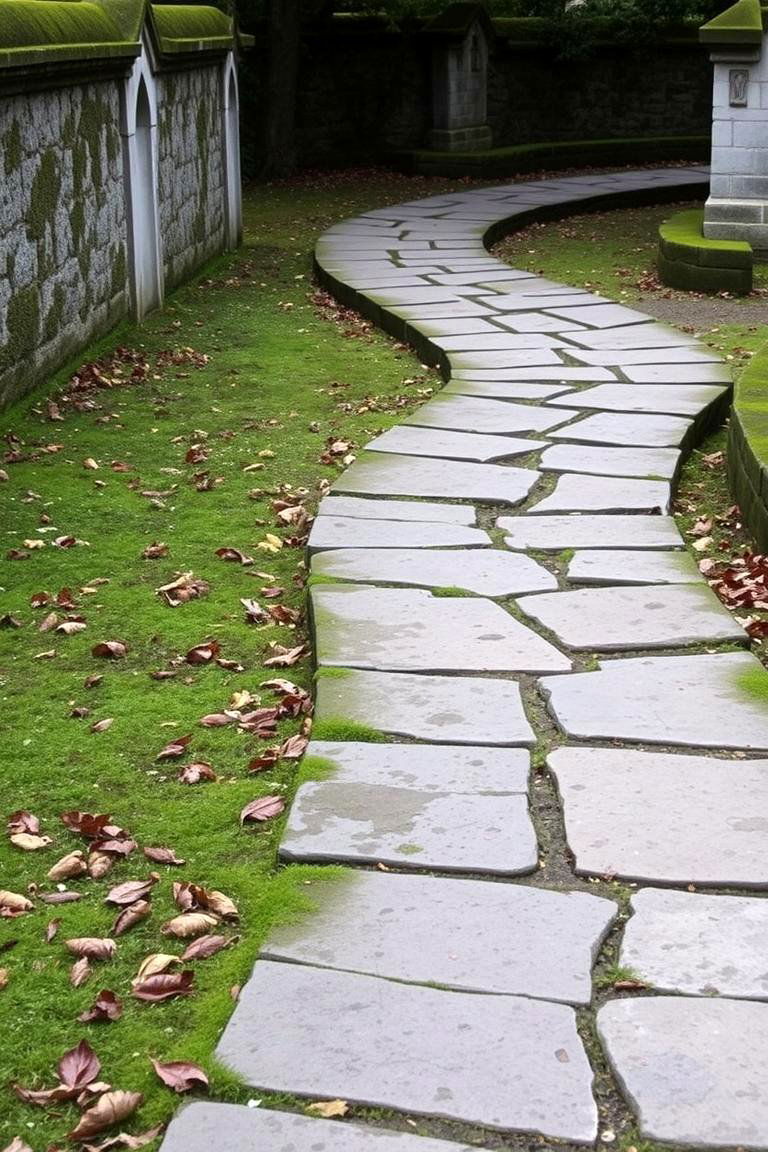 Introduce Stone Elements - 24 Gothic Garden Ideas