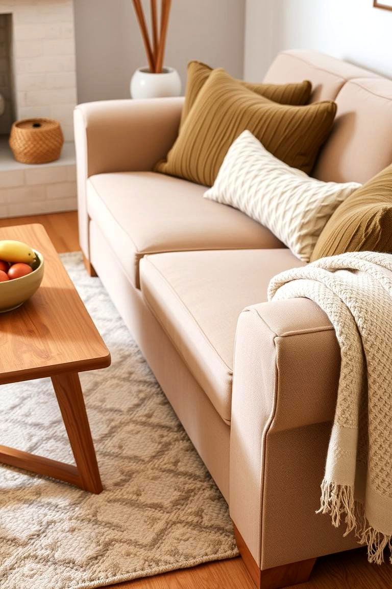 Introduce Warmth with Thoughtfully Placed Floor Lamps - 24 Simple Living Room Ideas