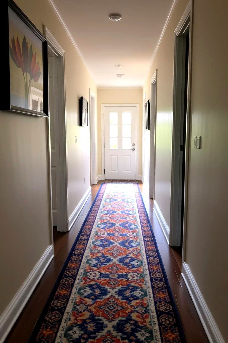 Introduce Warmth with a Runner Rug - 24 Hallway Decor Ideas