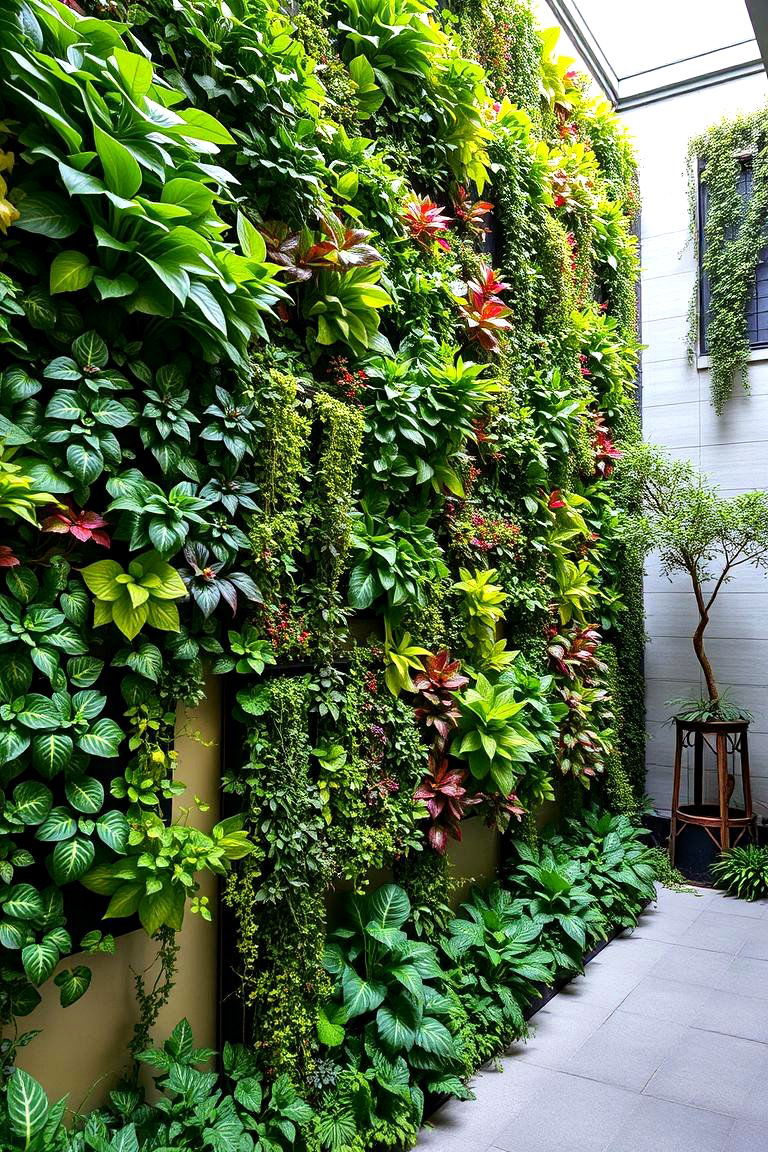 Introduce a Green Wall - 24 Courtyard Ideas