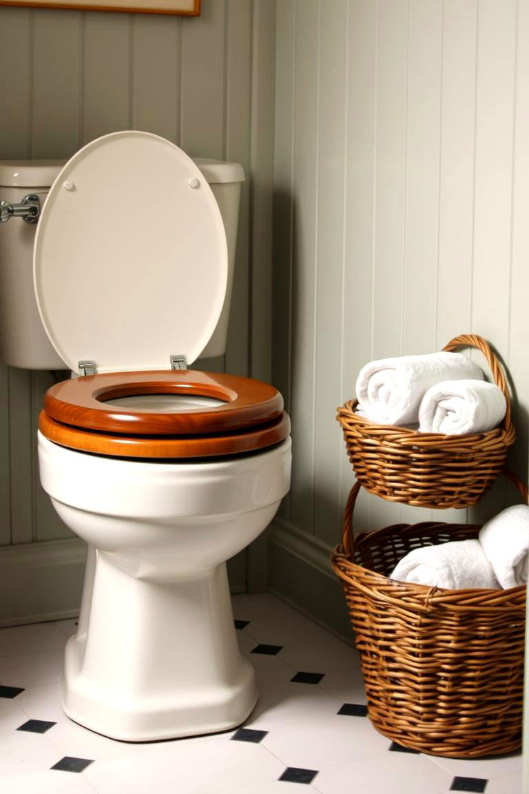 Introduce a High Tank Toilet - 24 Vintage Bathroom Ideas