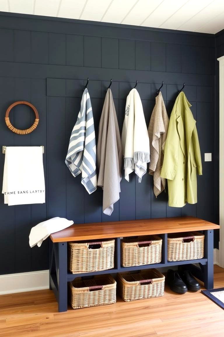 Introduce a Mudroom or Entryway Organizer - 24 Lake House Decorating Ideas