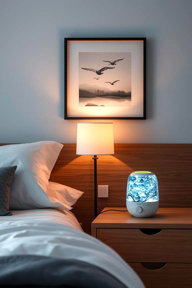 Introduce a Nature Sounds Machine - 24 Zen Room Ideas
