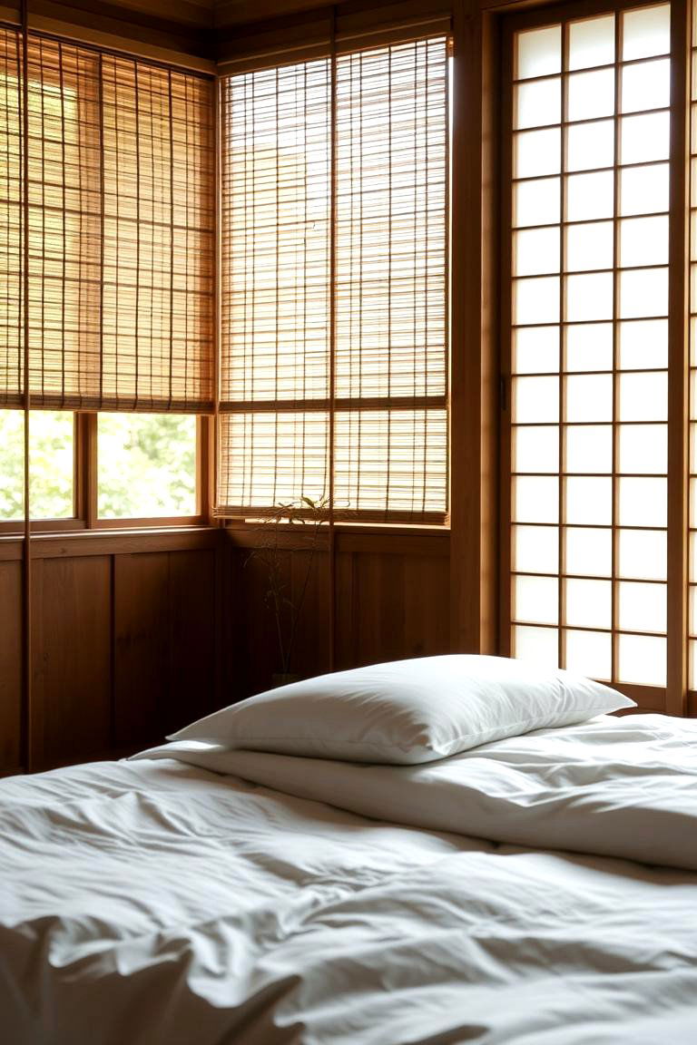 Introduce the Versatility and Beauty of Bamboo Accents - 24 Japanese Bedroom Design Ideas