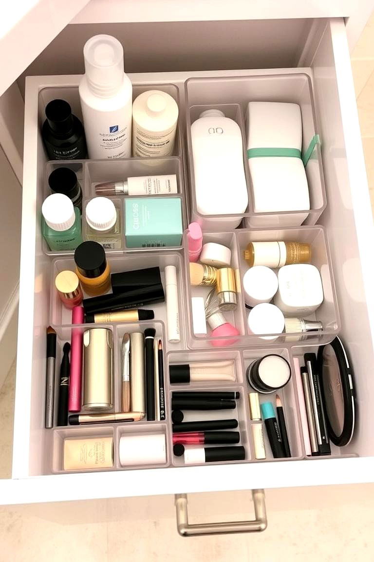 Invest in Drawer Organizers - 24 Bathroom Organization Ideas