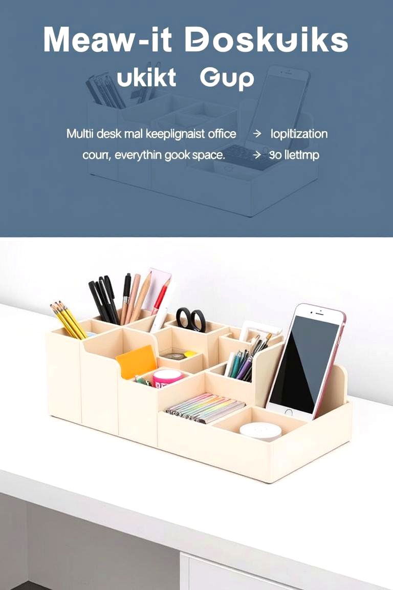 Invest in Multi Functional Desk Accessories - 24 Desk Organization Ideas