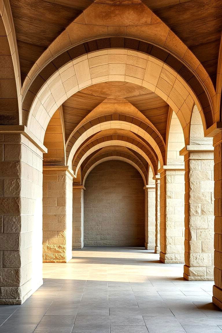 Invigorating Stone Loggia - 24 Stone Exterior Home Ideas