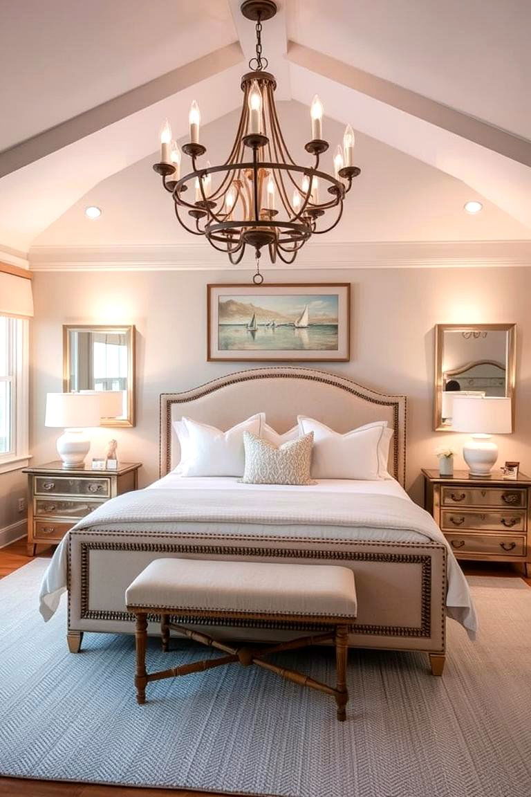Inviting Ambiance with Lighting - 24 Cape Cod Upstairs Bedroom Ideas