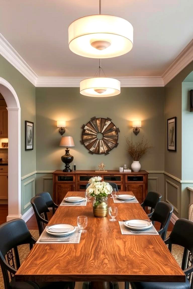 Inviting Dining Space - 24 Sage Green Paint Color Ideas
