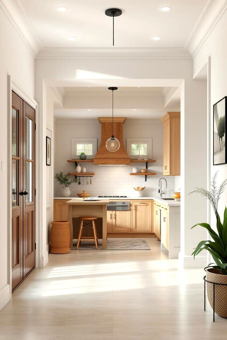 Inviting Entryways - 24 Cashmere Kitchen Ideas