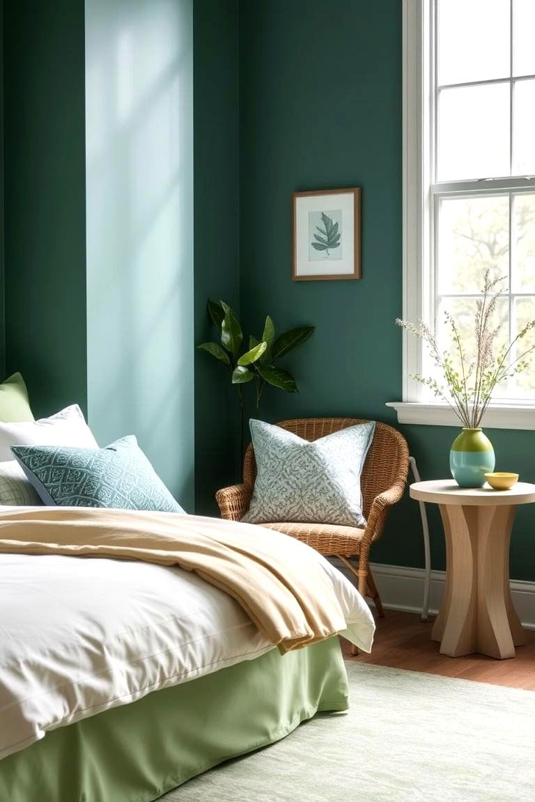 Inviting Escape Arctic Teal and Spring Green - 24 Blue and Green Color Combos for Decorating
