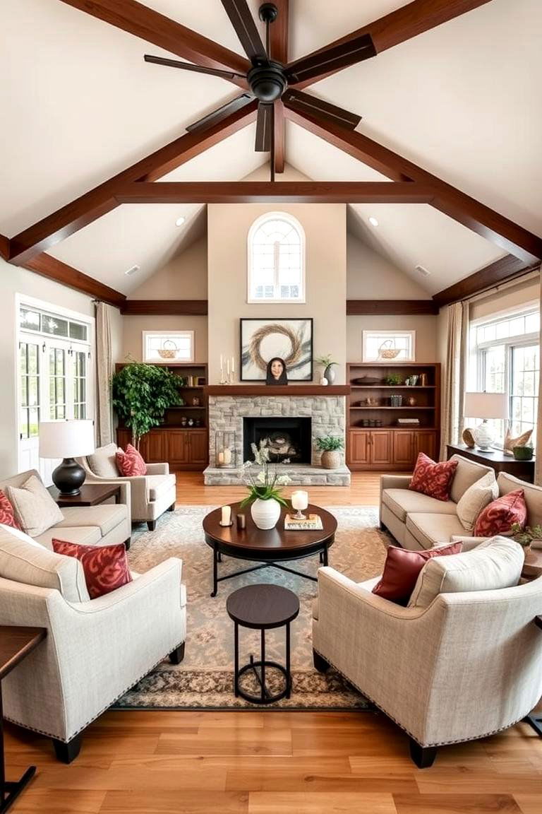 Inviting Family Gathering Space - 24 Great Room Ideas