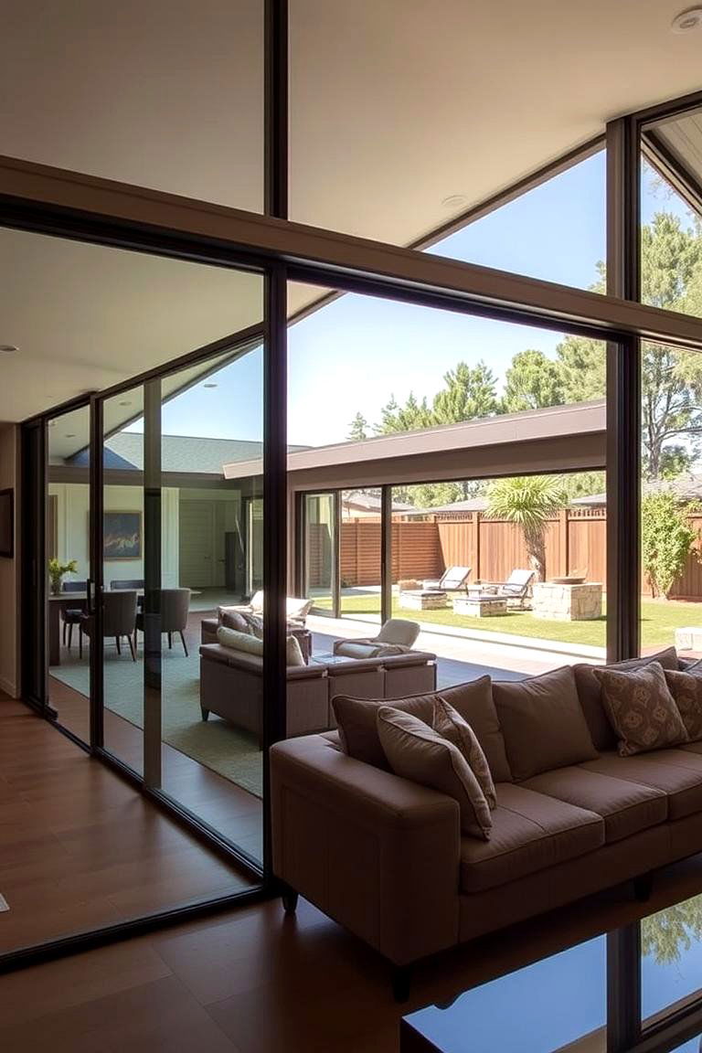 Inviting Natural Light Through Large Windows - 24 Modern Ranch House