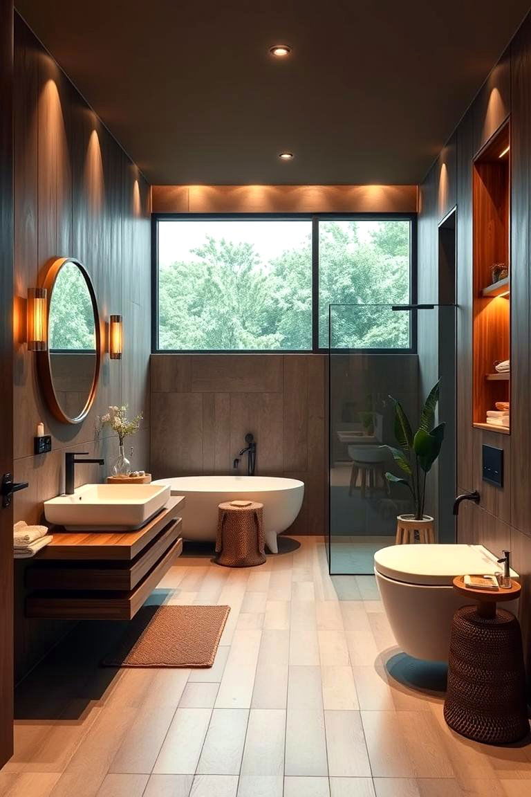 Inviting Olive Warmth - 24 Olive Green Bathroom Ideas