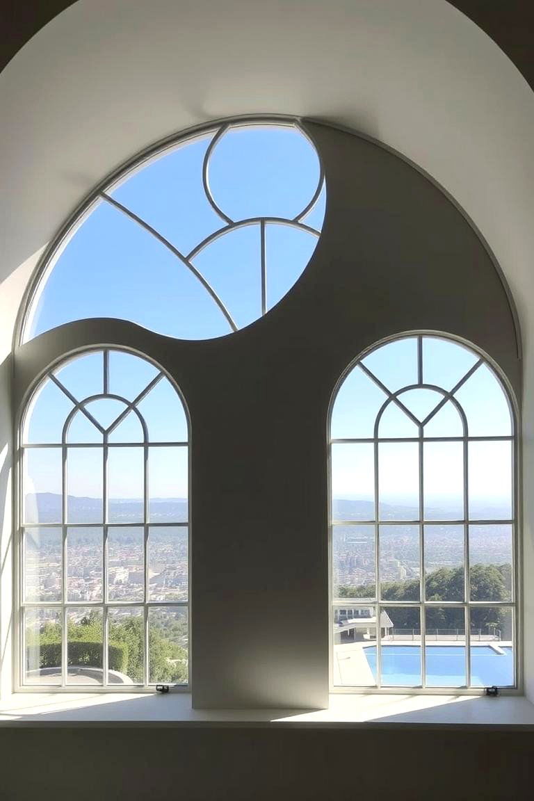 Inviting Open Archways - 24 spanish style windows